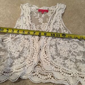 MENU White Lace Kids Top